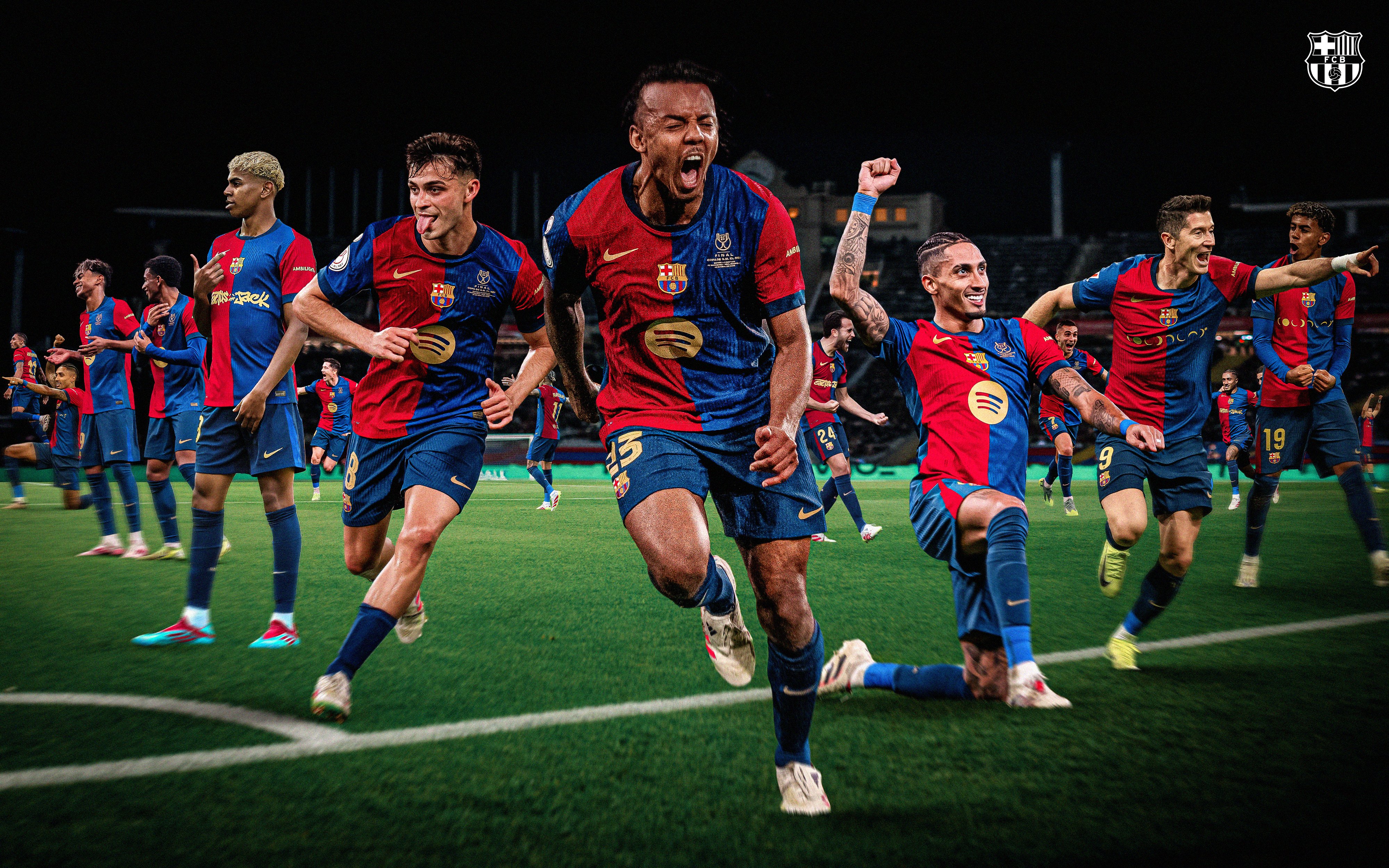 Vinh quang đỏ và xanh! Barcelona vô địch La Liga, Copa del Rey và cú ăn ba siêu cúp Tây Ban Nha