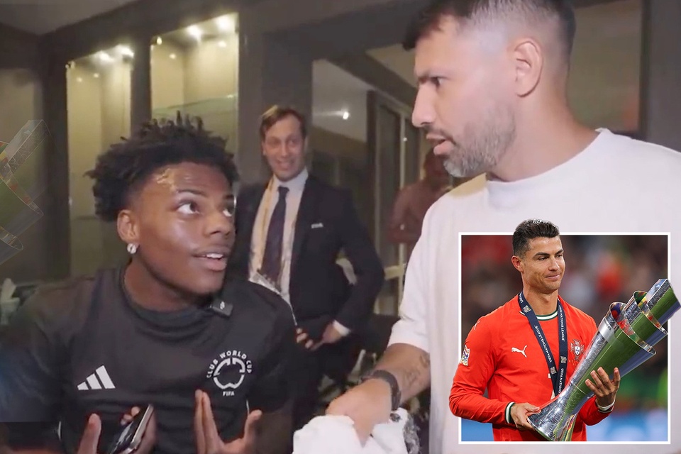 Aguero chế giễu bệnh cường giáp: Bạn có thích Cristiano Ronaldo không? Bây giờ anh ấy chỉ có thể xem Club World Cup trên TV