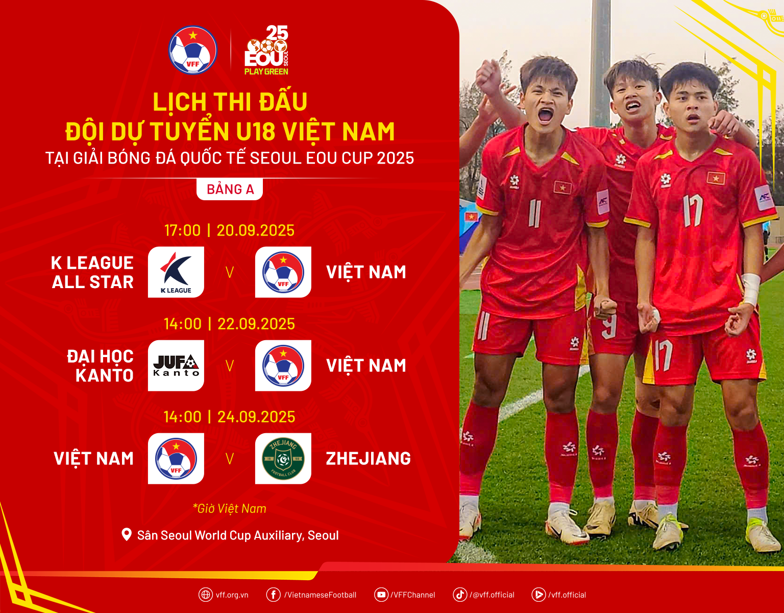 HLV Nhật Bản đặt niềm tin vào đội tuyển U18 Việt Nam